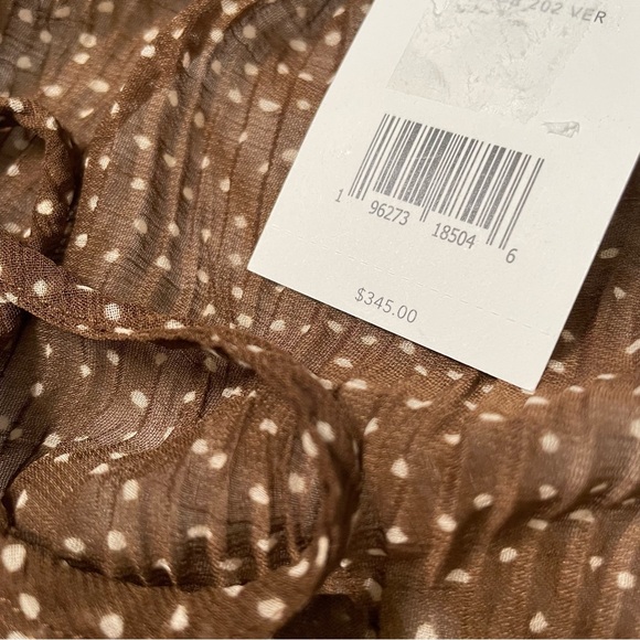 Vince Starry dot shirred-neck blouse - Picture 12 of 13